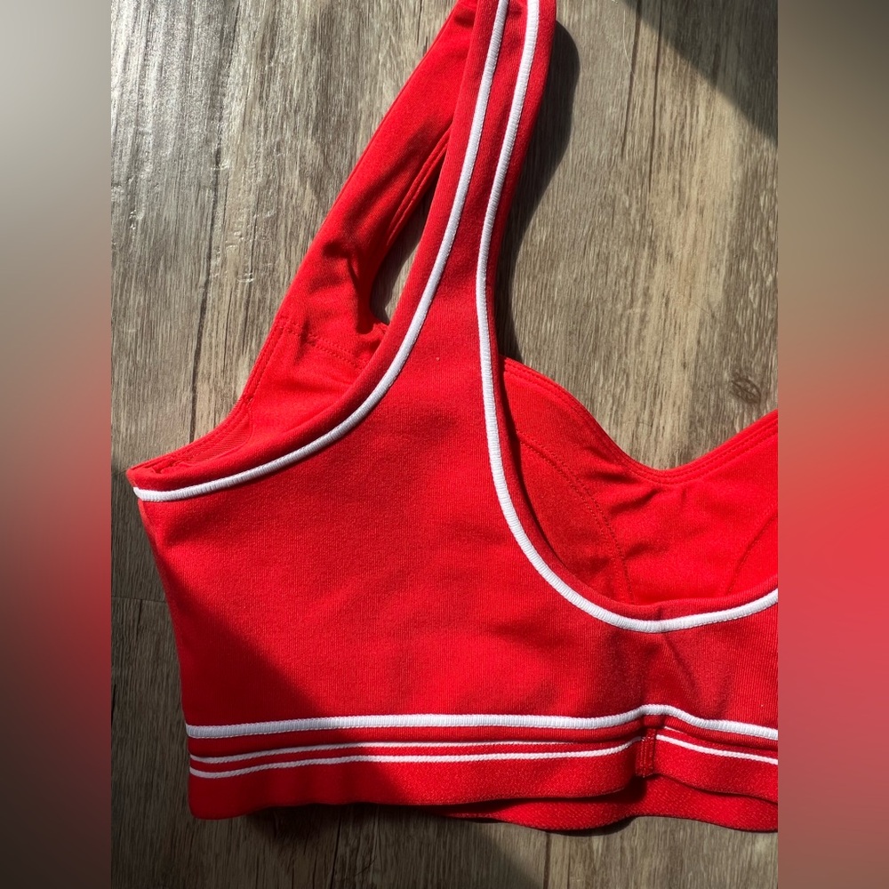 NWOT Airbrush Heart Throb Bra in Bright Red - Picture 7 of 14